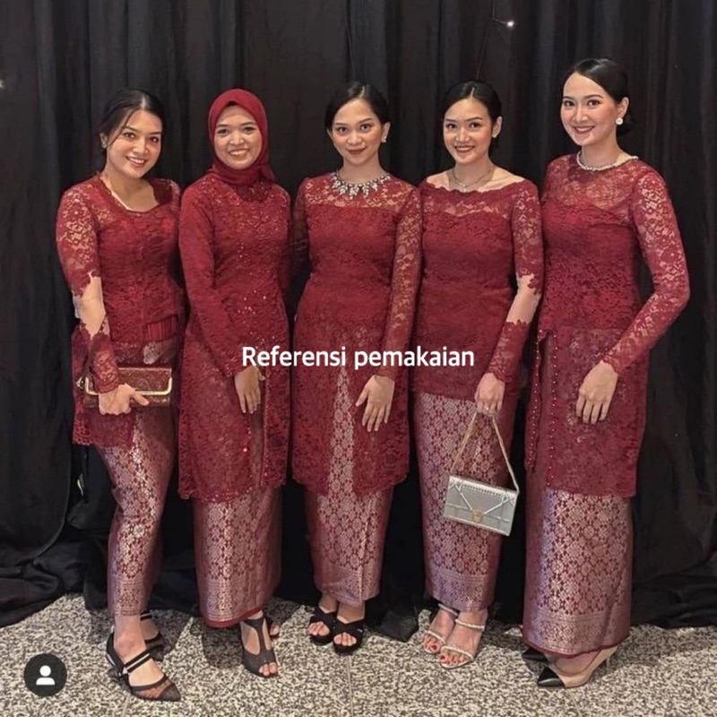 Jual Rok songket // rok lilit songket siap pakai // rok bridesmaid