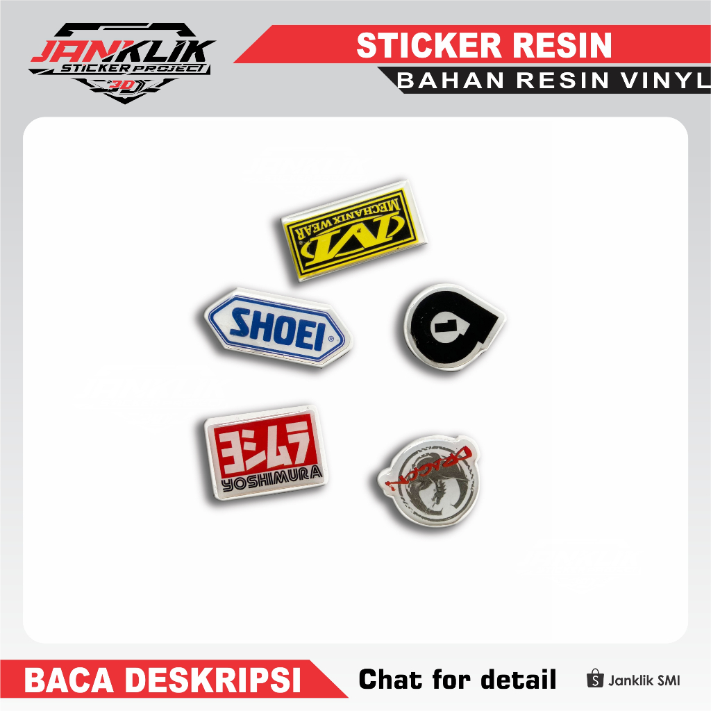 Jual Sticker Timbul Resin Emblem Filter Box Logo Helm Helmet Shopee Indonesia