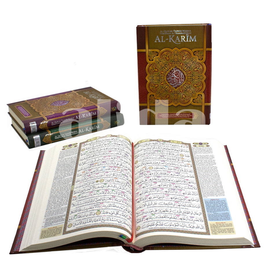 Jual Alquran Tajwid Al-Karim Uk BESAR A4 Al-Quran Terjemah Dan Latin ...