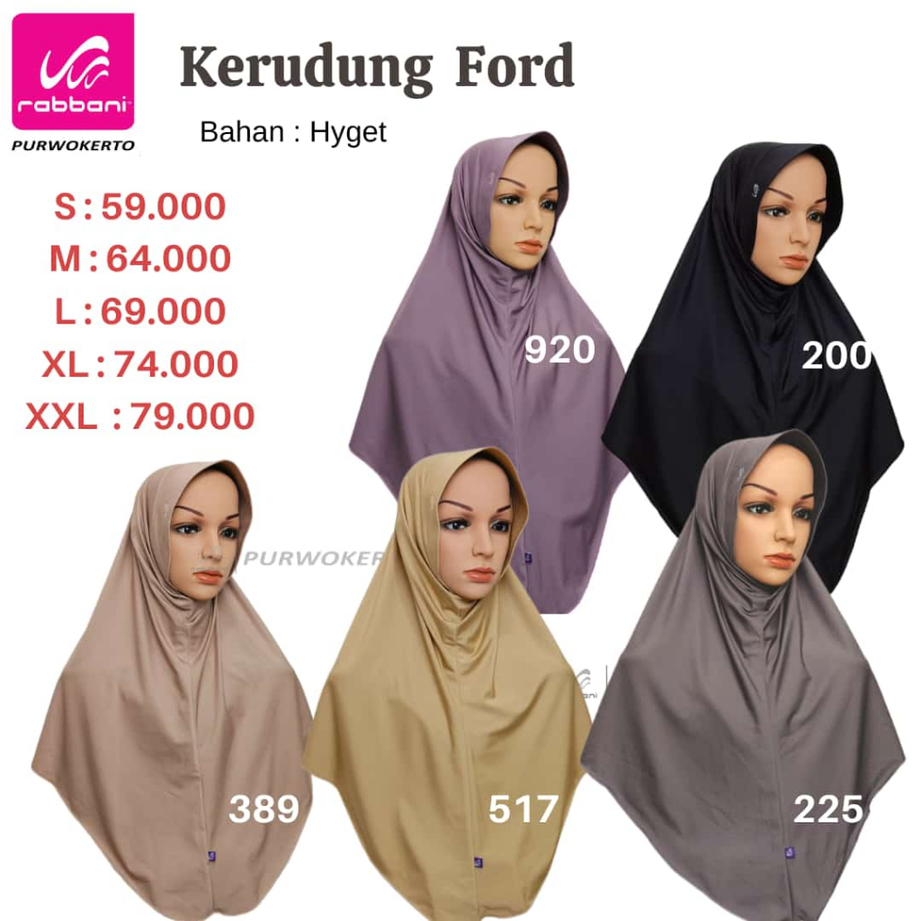 Jual RABBANI - KERUDUNG INSTAN FORD RABBANI | Shopee Indonesia