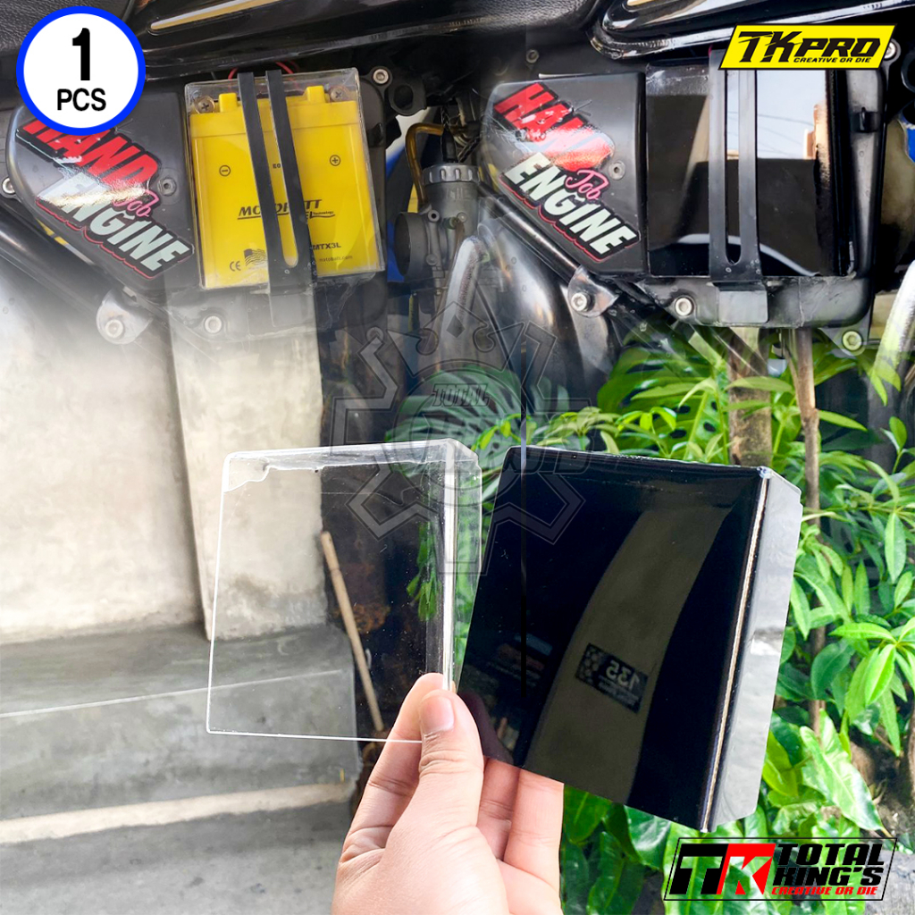 Jual COVER TUTUP AKI RX KING RXKING BENING HITAM MIKA AKRILIK TUTUP AKI ...