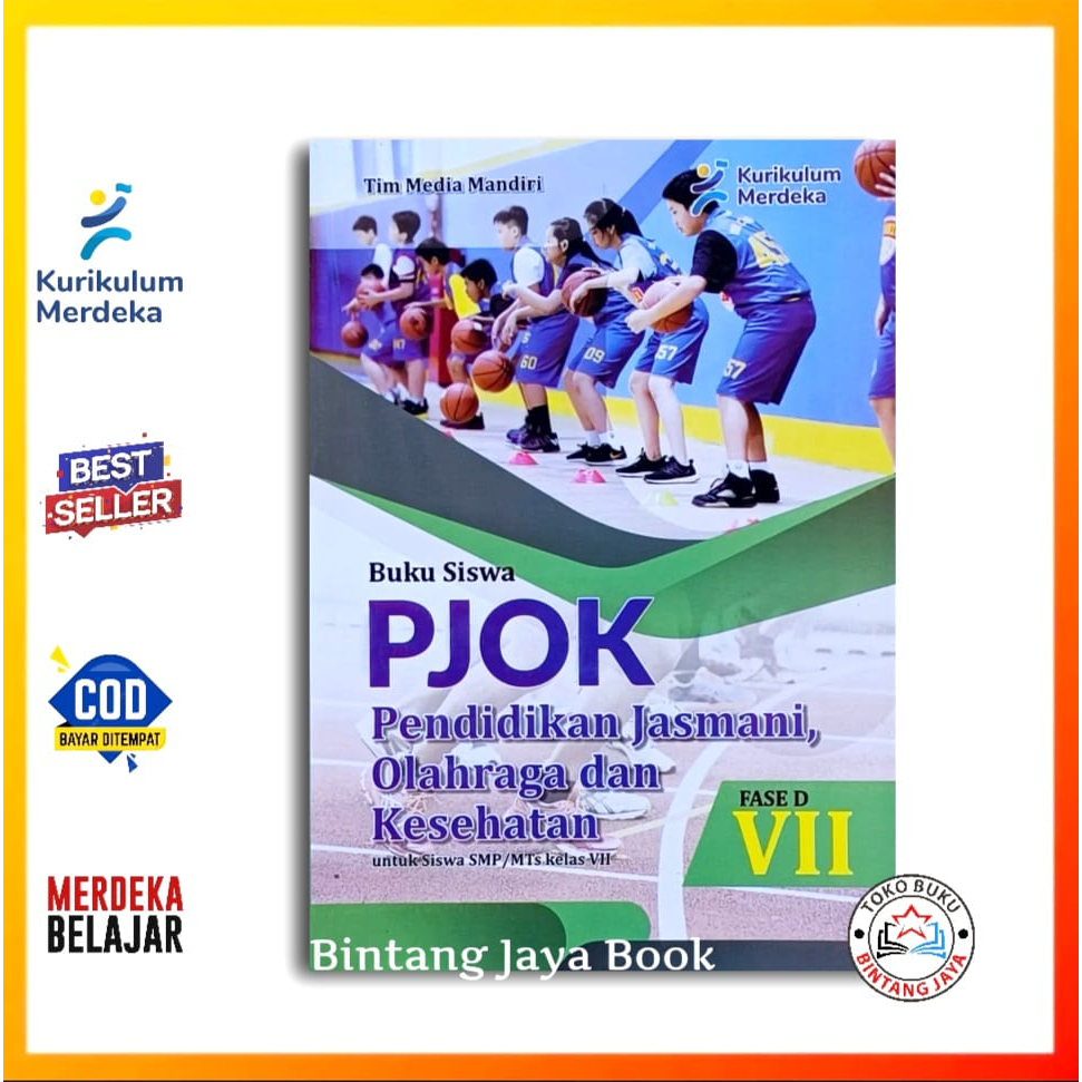 Jual Buku Siswa PJOK SMP Kelas 7 Kurikulum Merdeka - Buku PJOK Kelas ...