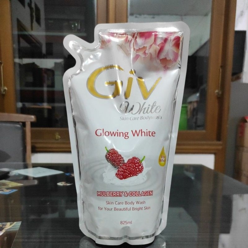 Jual Giv Sabun Cair Body Wash Glowing White Mulberry And Collagen 825 ...