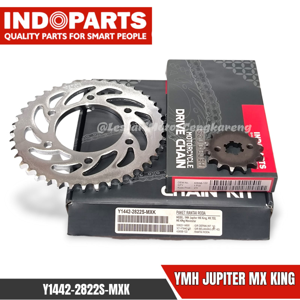 Jual Gear Gir Set Gearset Rantai Jupiter Mx King Mxking Indopart Pv Shopee Indonesia