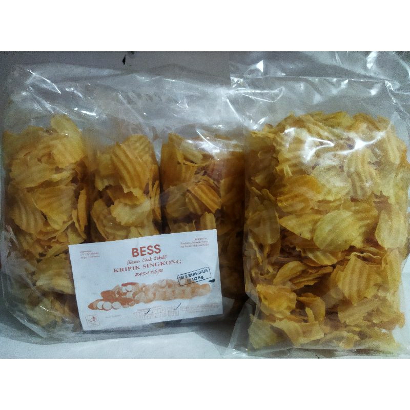 Jual Keripik Kripik Singkong Keju Manis Asin Gurih Renyah 500 Gram