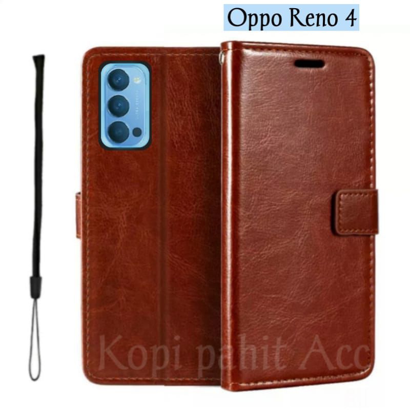 Custodia Portafoglio A Libro Con Volpe Per Oppo Reno 4Z 5G - PU Pelle Con Slot Carte E Supporto Magnetico