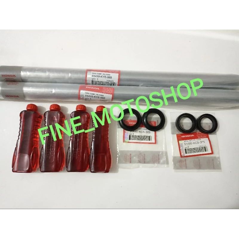 Jual Paket As Shock Sok Depan Mega Pro Megapro New Mega Pro New Honda Kye Set Shopee Indonesia