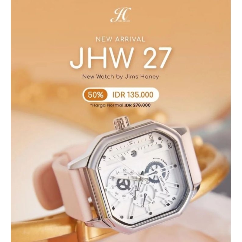 Jual PROMO JAM TANGAN EXCLUSIVE PRIA WANITA JIMS HONEY JHW 27 JAM