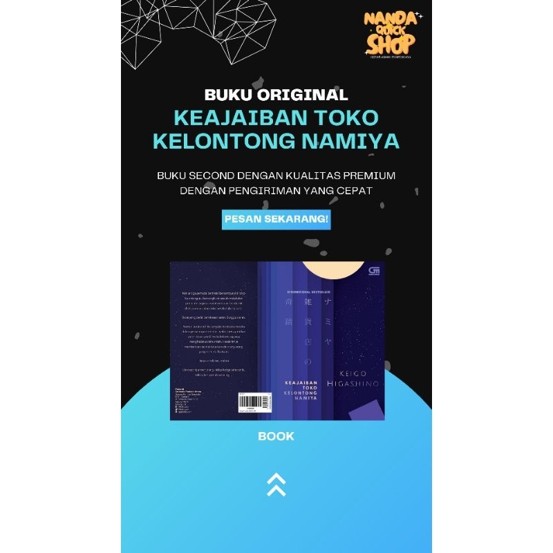 Jual Buku "Keajaiban Toko Kelontong Namiya" | Shopee Indonesia