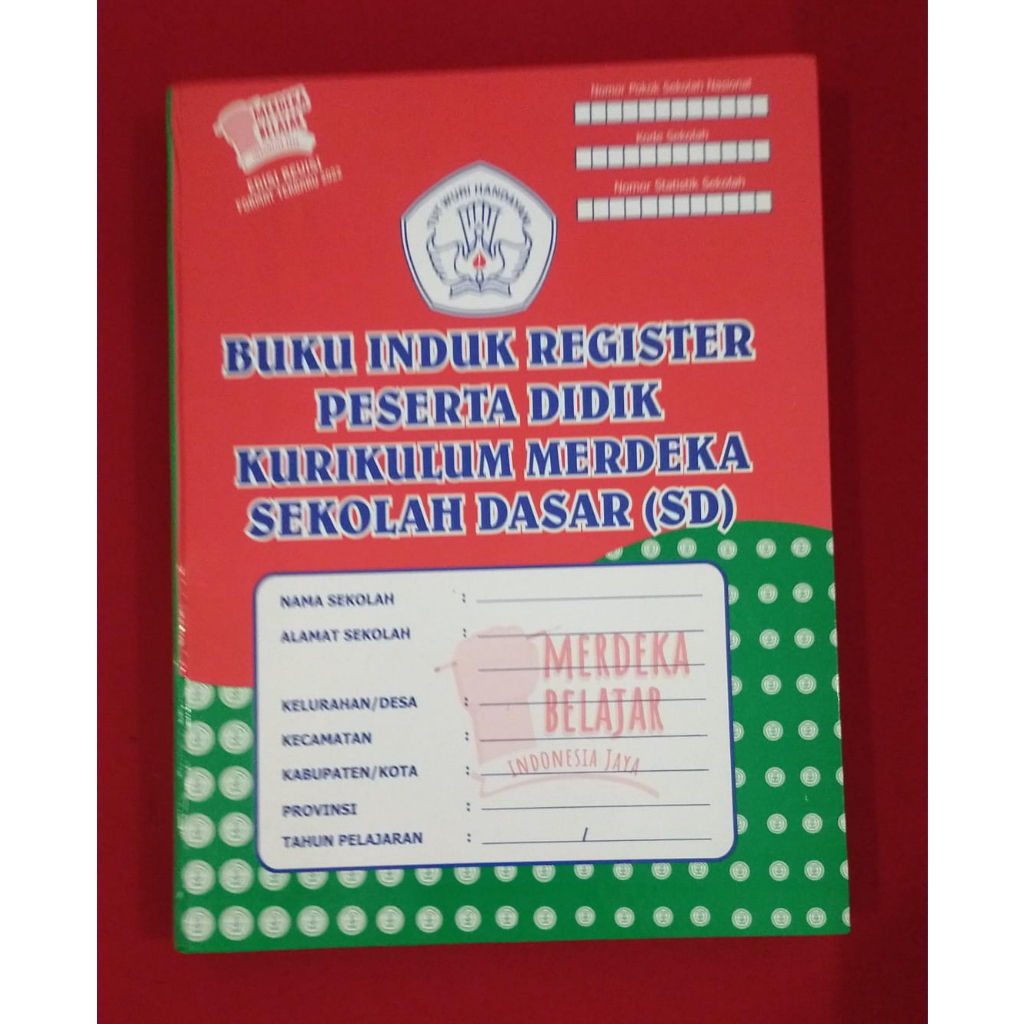 Jual Buku Induk Register Kurikulum Merdeka Untuk Sd Shopee Indonesia