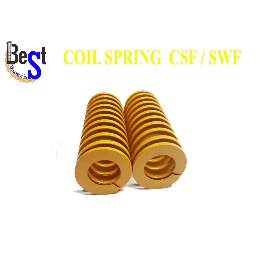 Jual Per Kuning / coil spring / CSF / SWF Dia. Out 20 mm L 25 - 150 mm ...