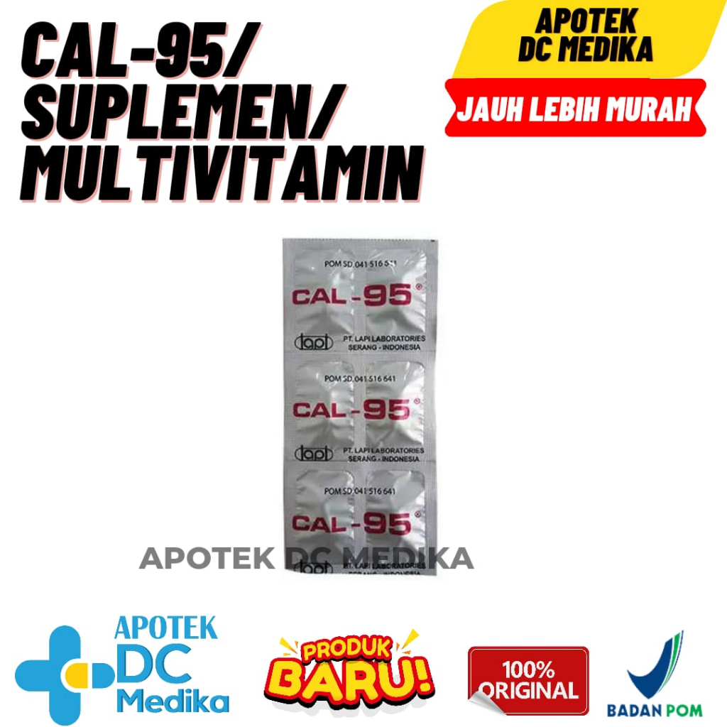 Jual CAL-95/STRIP/KALSIUM/MASA PERTUMBUHAN IBU HAMIL/MENYUSUI | Shopee ...