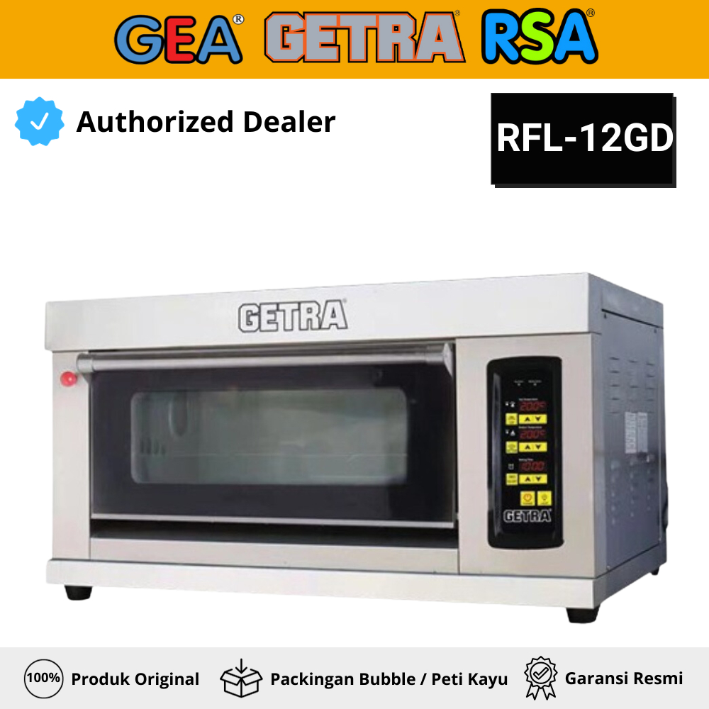 Jual Oven Roti Gas 1 Deck 2 Tray Getra Rfl12gd Oven Gas Roti 1 Deck 2