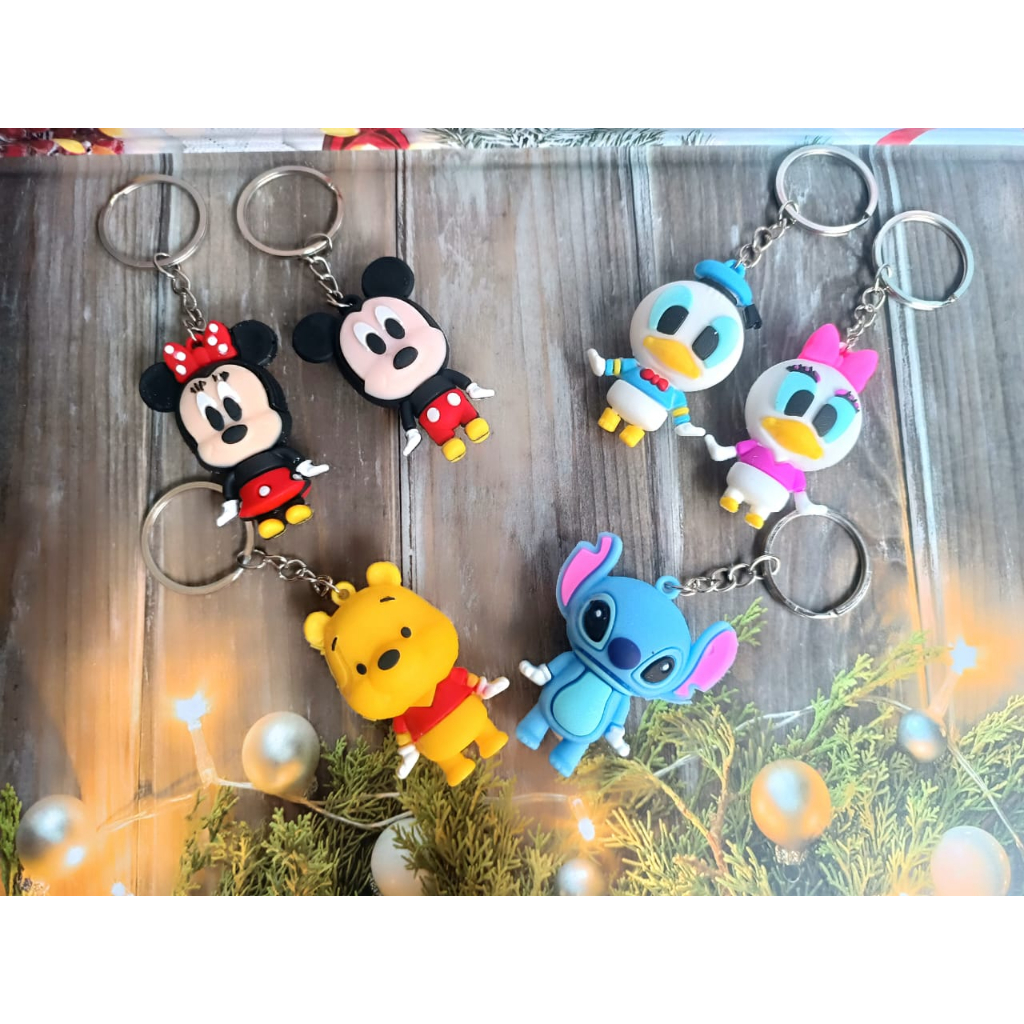 Jual GANTUNGAN KUNCI KARAKTER DISNEY 12 PCS / KEY CHAIN / SOUVENIR ...