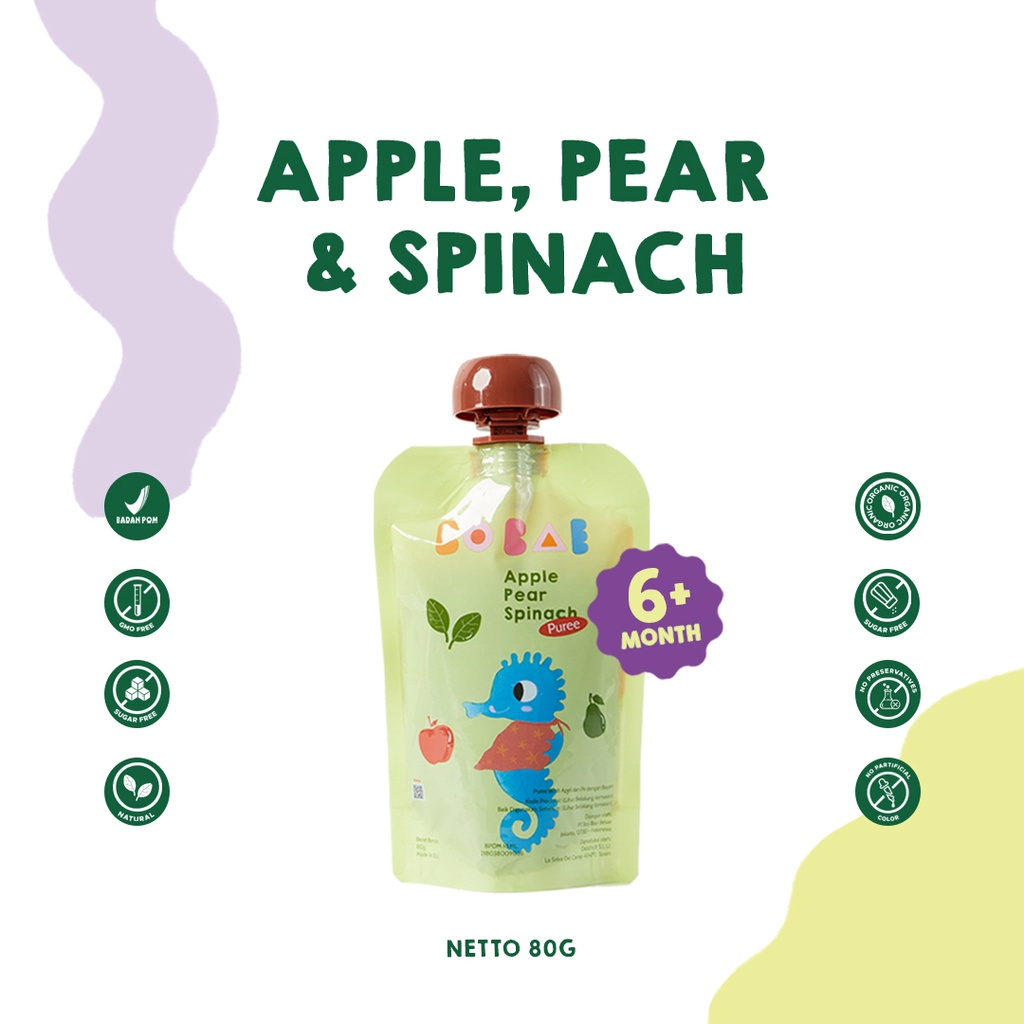 Jual Bobae Baby Puree Makanan Selingan MPASI Anak Aneka Buah 6 Bulan+