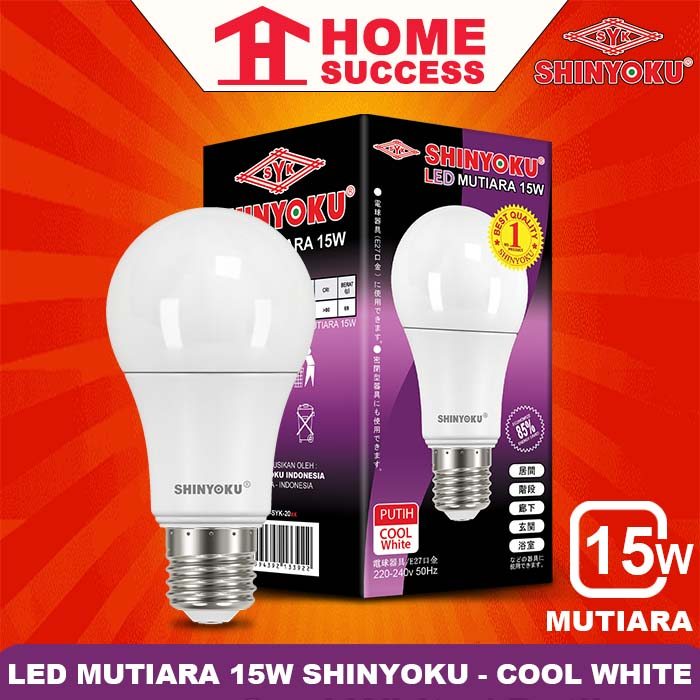 Jual Lampu LED Mutiara 15w Shinyoku (Garansi Resmi 1 Tahun) / LED