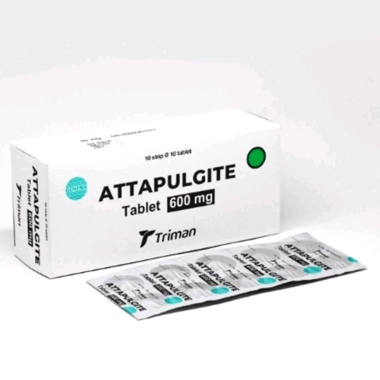 Jual ATTAPULGITE Tablet 600mg (100's /Dus) - TRIMAN | Obat Anti Diare ...
