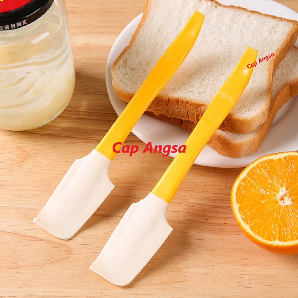 Jual SPATULA MINI SILIKON PENGOLES SELAI ROTI BAKING PEMBUKA TUTUP ...