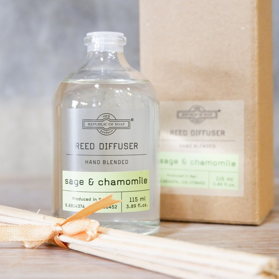 Jual Reed Diffuser Aromatherapy 115ml - Sage & Chamomile w/ Reed Sticks ...