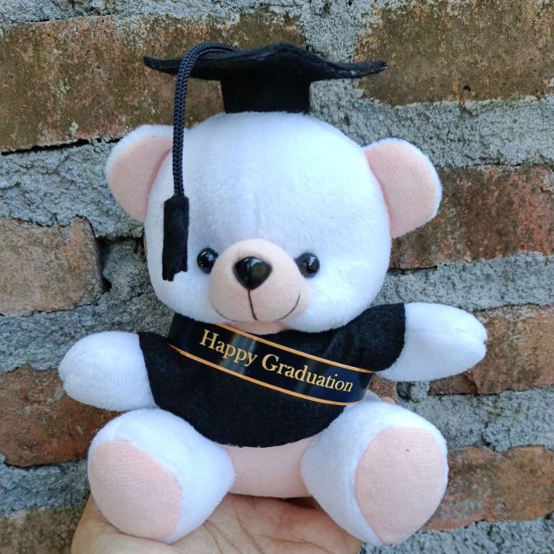 Jual Boneka Wisuda Untuk Buket Murah Teddy Bear 14 cm (HAPPY GRADUATION ...