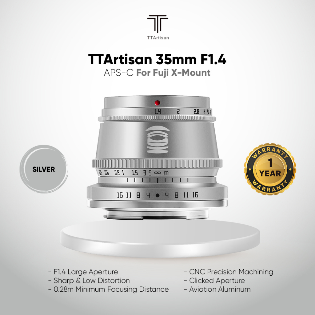 Jual Ttartisan 35mm F1 4 Aps C Lens For Fuji Fx Mount Shopee Indonesia