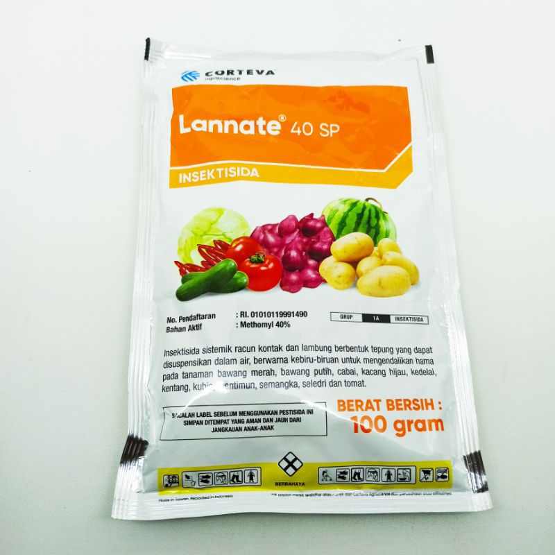 Jual Dupont Lannate 25 WP Insektisida Ulat Untuk Tanaman Palawija 100gr ...