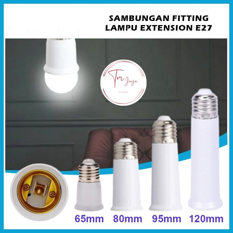 Jual Sambungan Fitting Lampu E Fitting Sambungan Downlight Shopee