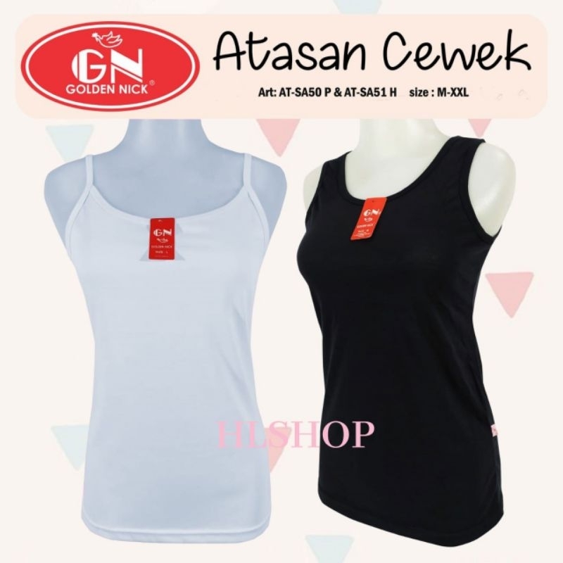 Jual Singlet Golden Nick Sa50 And Sa51 Tanktop Camisol Kaos Dalam Wanita