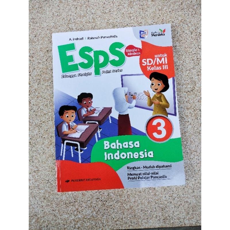 Jual Esps Bahasa Indonesia Untuk SD Kelas 3 Kurikulum Merdeka | Shopee ...