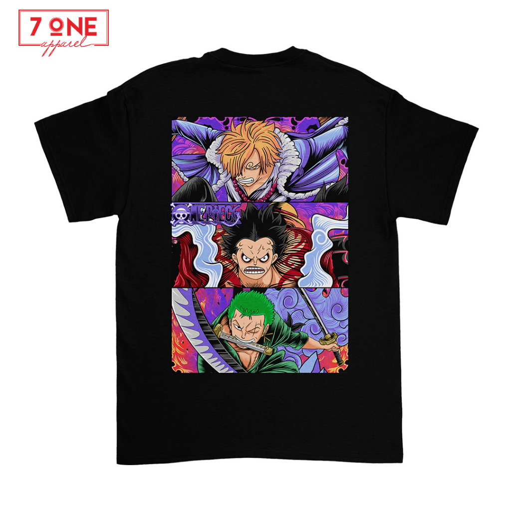 Jual Svnone Kaos Luffy Zoro Sanji One Piece Original Tshirt T Shirt