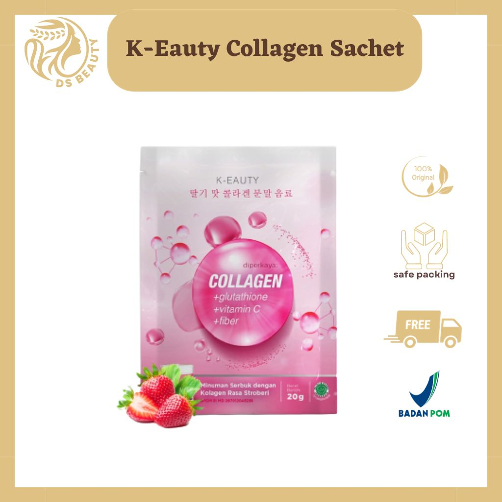 Jual Keauty Collagen Drink Premium Pemutih Badan Sachet Minuman Kolagen Beauty Drink K 1733