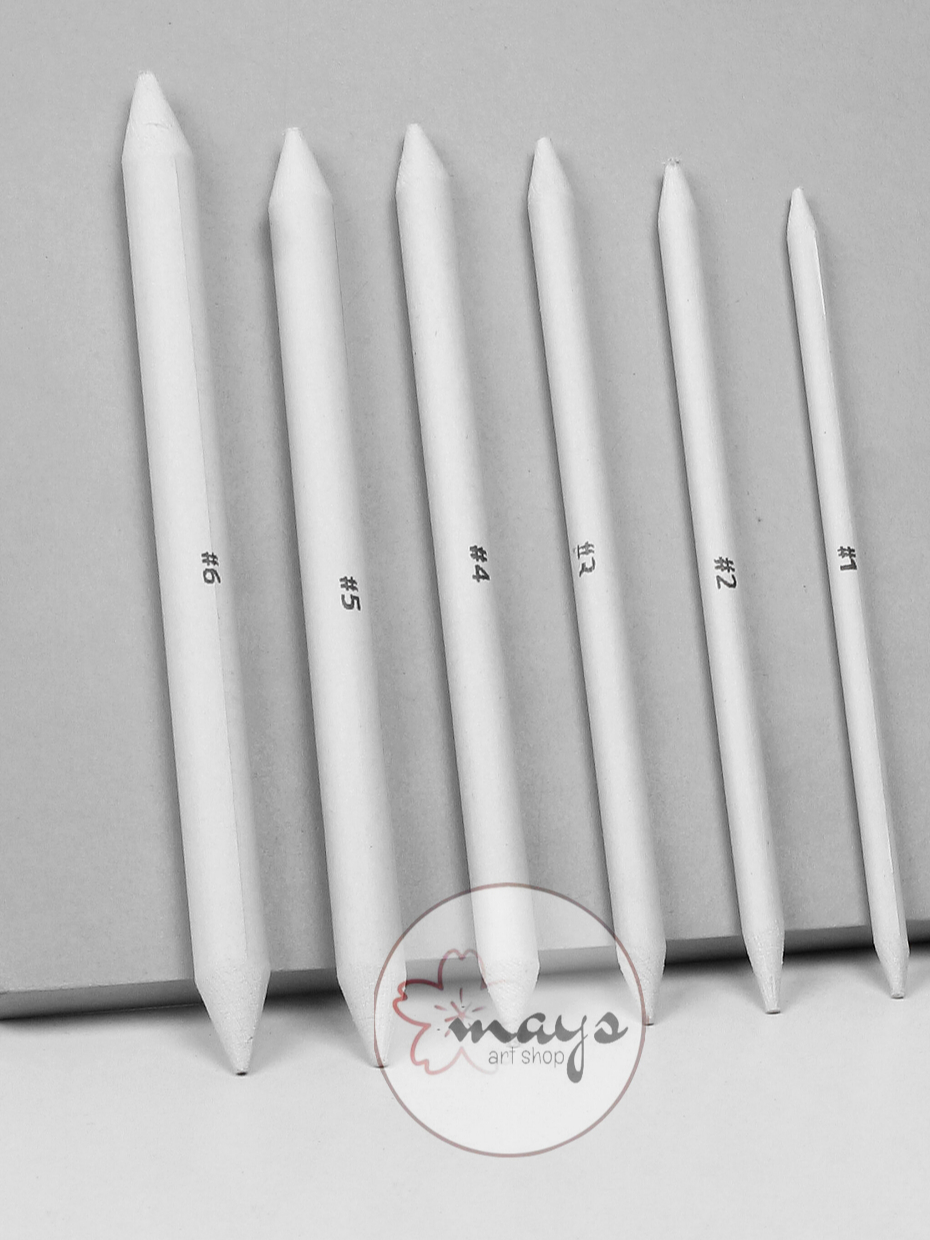 Jual Paper Stump Set Isi 6 Pcs - Paper Pencil - Pensil Blending Dusel ...