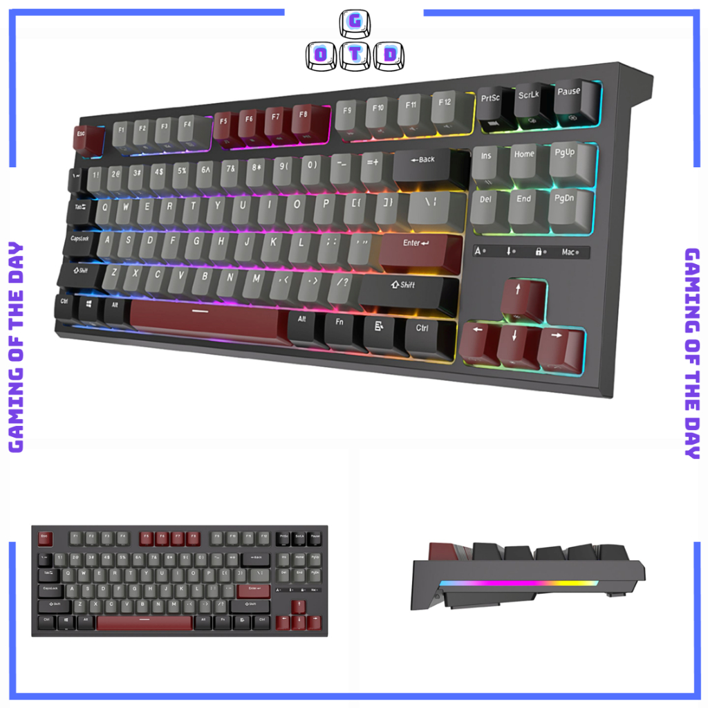 Jual Royal Kludge RK R87 2nd Gen RGB TKL Mechanical Keyboard Hot ...