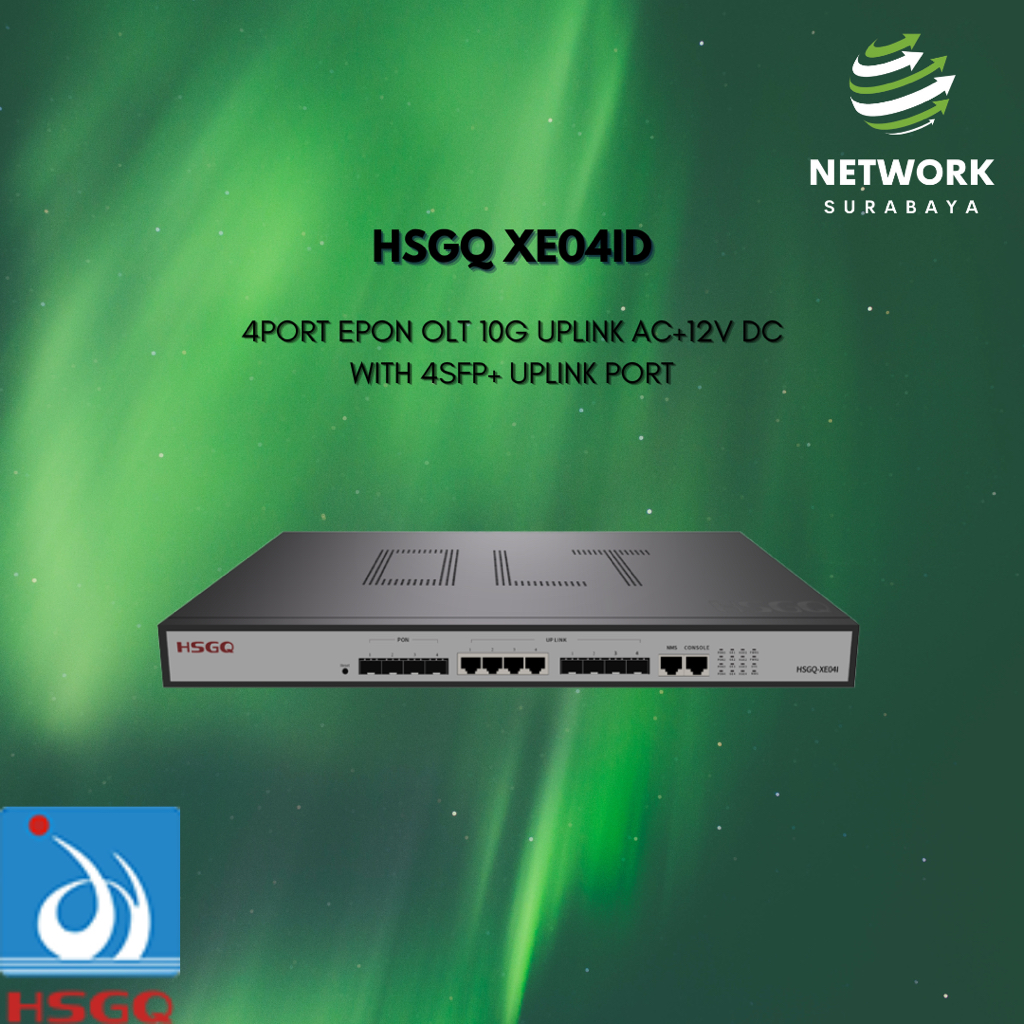 Jual HSGQ XE04ID 4*EPON SFP SLOTS, 4*10G SFP+ UPLINK SLOT 4*UP LINK ...