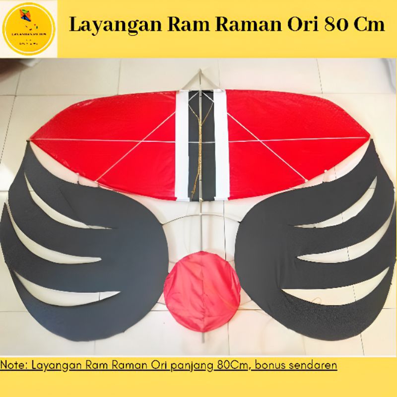 Jual Layangan Ram Raman Original 80Cm (Bonus Sendaren) | Shopee Indonesia