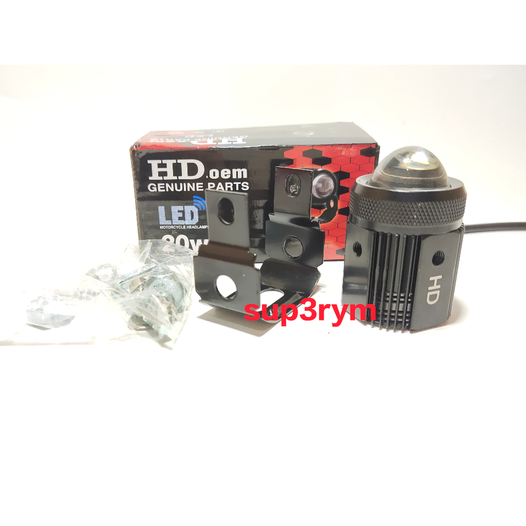 Jual Lampu tembak D2 PRO HD Laser LED D2 mini 2 warna High low putih ...