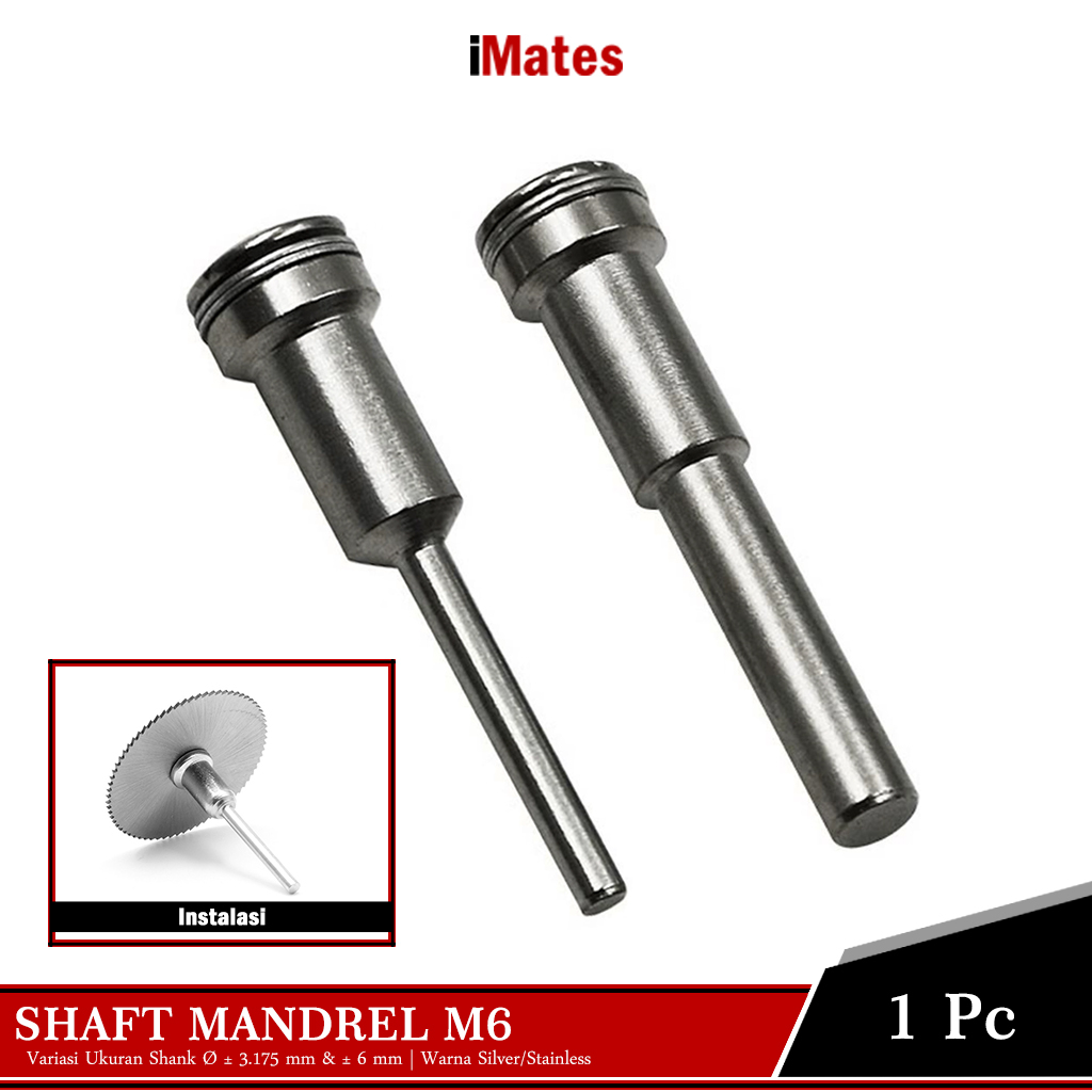 Jual As Shaft Batang Mandrel Die Grinder Bor Tuner Mini Circular Saw 3.