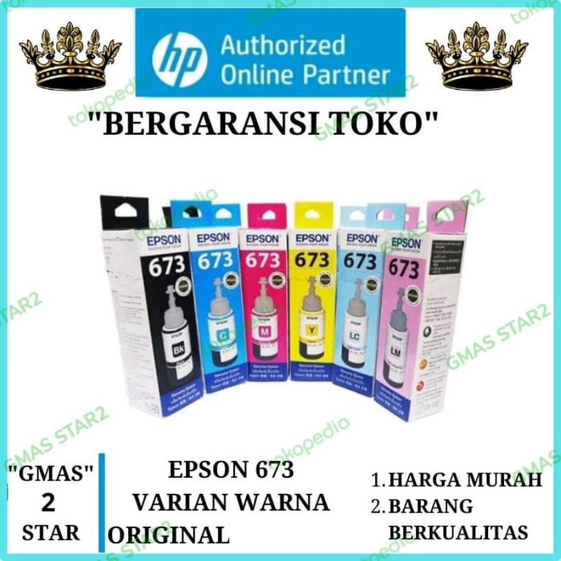 Jual Tinta epson 673 original varian warna | Shopee Indonesia