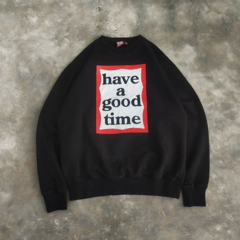 Jual HAVE A GOOD TIME RED FRAME CREWNECK | Shopee Indonesia