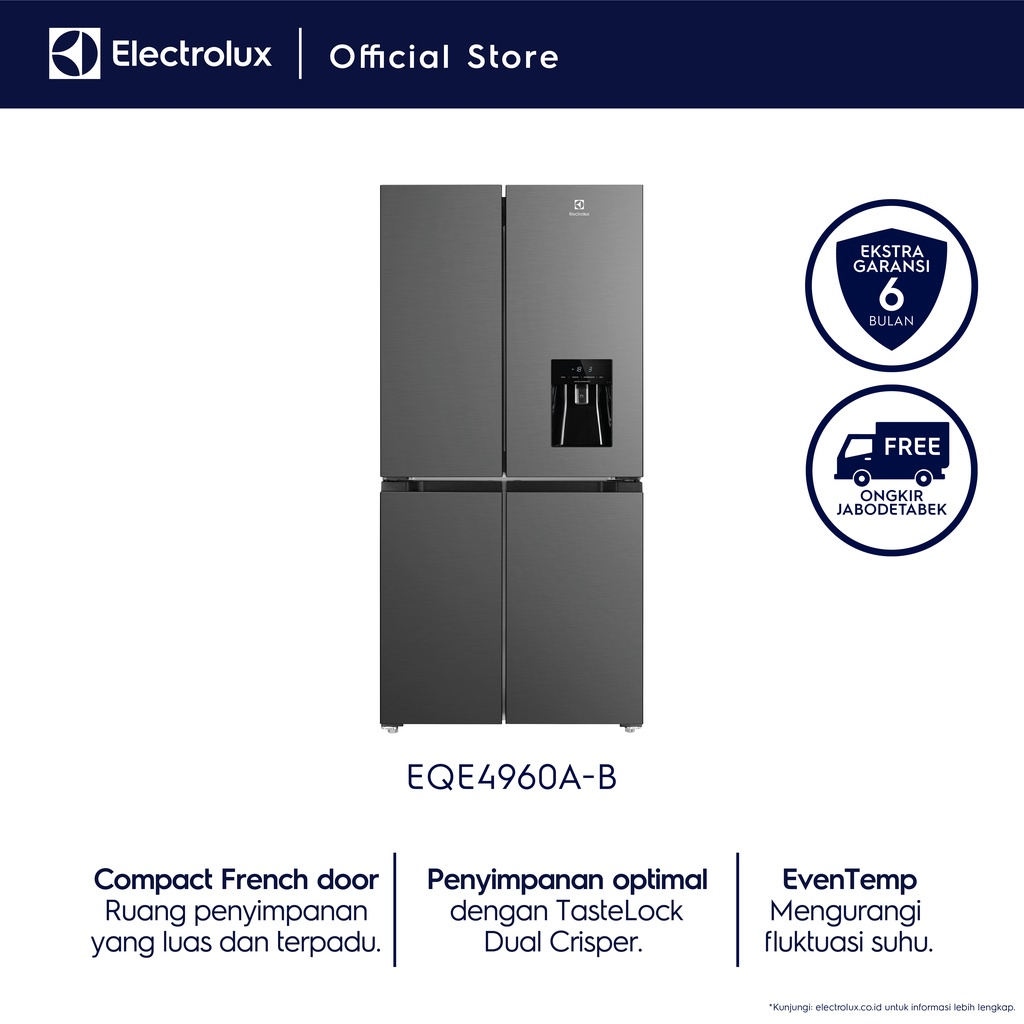 Jual Kulkas ELECTROLUX EQE4960A-B / EQE 4960A-B | Shopee Indonesia