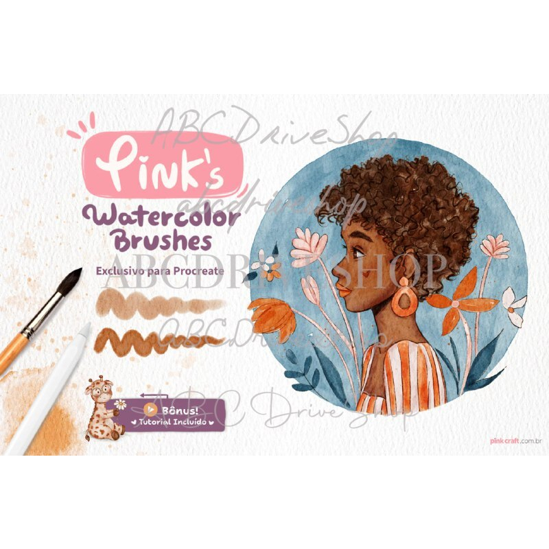 Jual Procreate Brush - Pink’s Watercolor Brushes | Shopee Indonesia