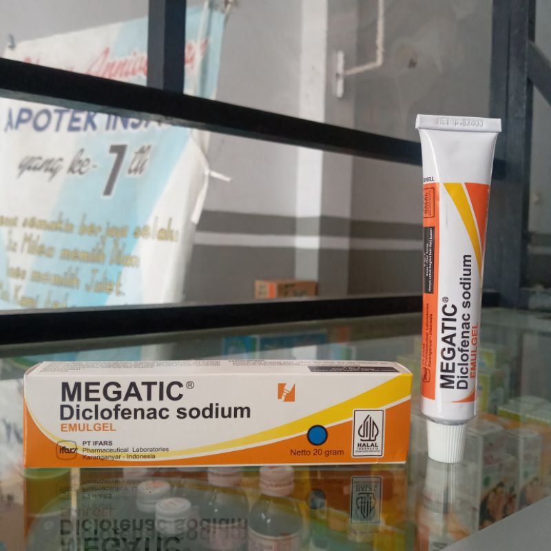 Jual MEGATIC EMULGEL 20 GRAM II KRIM PEREDA NYERI | Shopee Indonesia