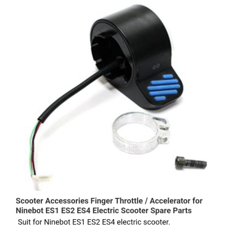 Jual Throttle Universal Skuter Listrik Ninebot ES1 ES2 ES3 ES4 Shopee 