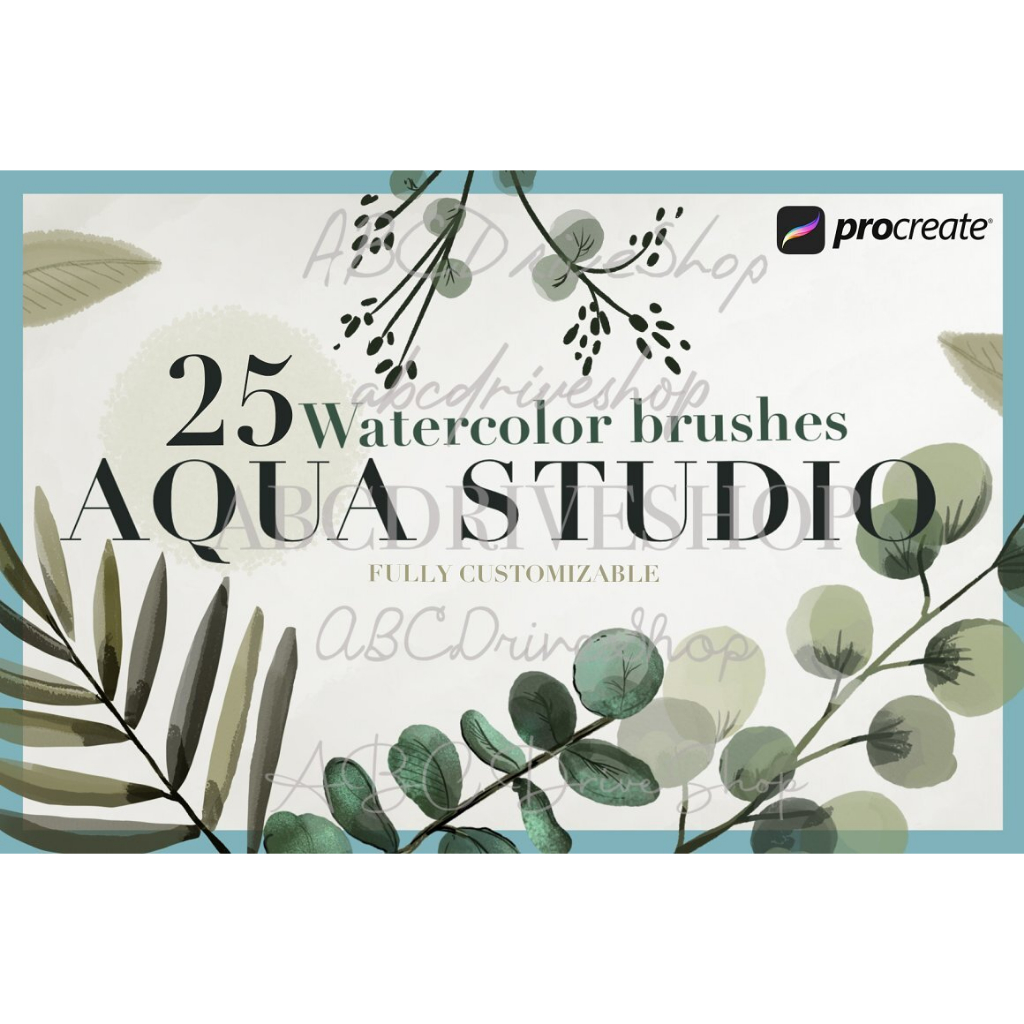 Jual Procreate Brush - Aqua Studio Watercolor Brushes | Shopee Indonesia