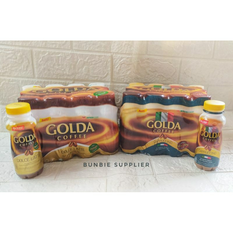 Jual 1 botol Golda Coffee Dolce Latte & Capucino 200 ml | Shopee Indonesia