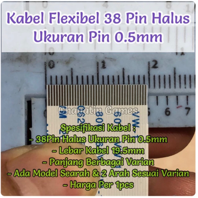 Jual Kabel Flexibel Pin Halus Panjang Dan Model Sesuai Pilihan Varian Ukuran Pin Mm