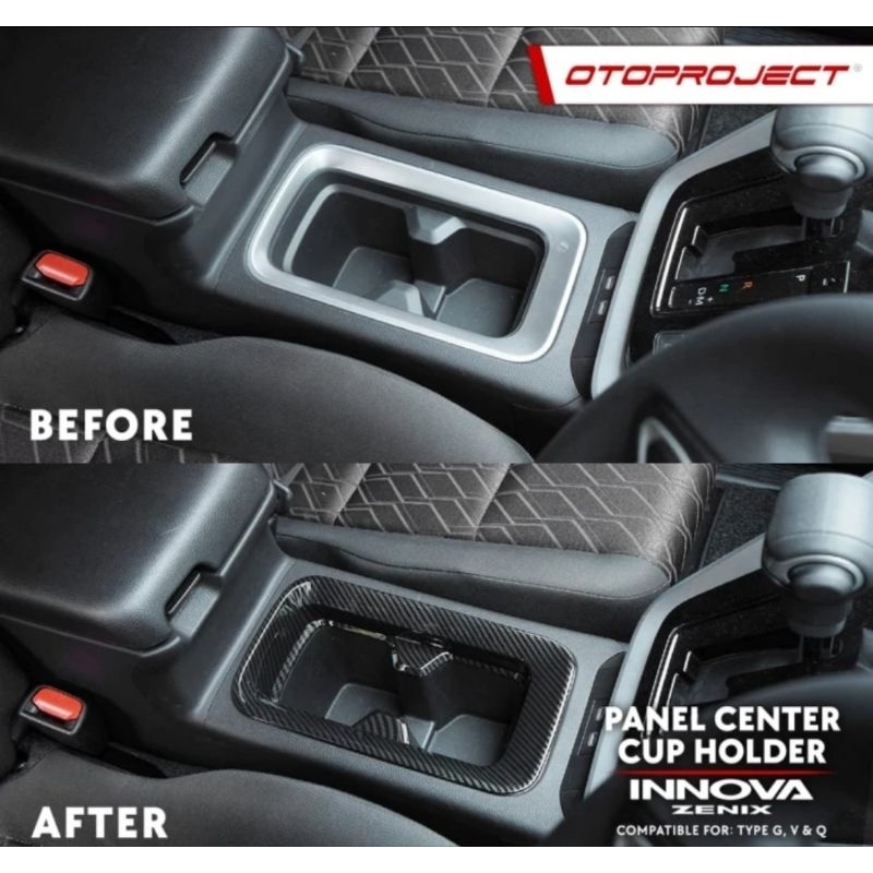 Jual Panel center cup holder Innova Zenix Otoproject Shopee Indonesia