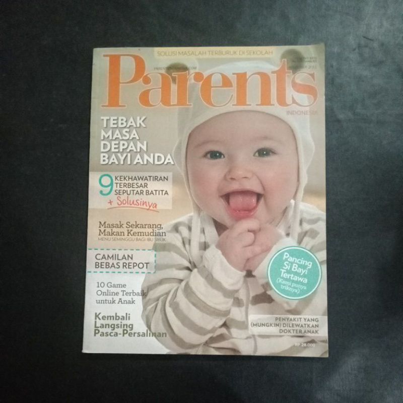 Jual Majalah Parents Edisi November 2011: Tebak Masa Depan Bayi Anda