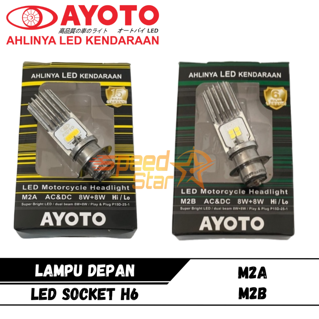 Jual Lampu Depan Led Motor Ayoto M A M B H Ac Dc All Motor Universal