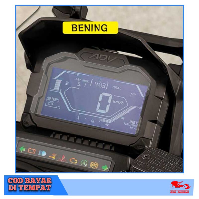 Jual Sticker Stiker antigores spidometer Honda Adv 150 Cover Pelindung ...